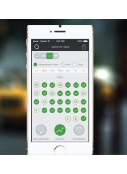 Медицинское приложение iOS Qardio app