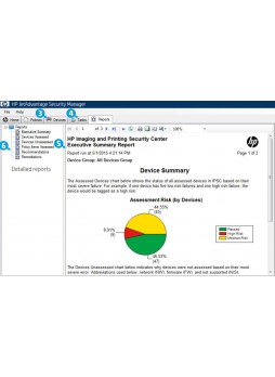 Программное обеспечение для обеспечения безопасности HP JetAdvantage Security Manager