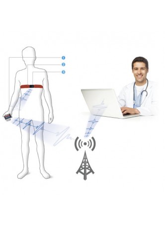 Система телемониторинга для ЭКГ custo teleholter