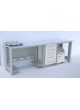 Рабочая поверхность с выдвижным ящиком T/125+W22+T/80