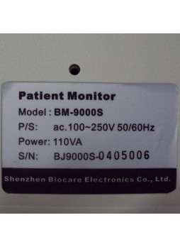 Прикроватный монитор BM-9000S Biocare