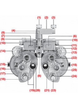 Ручной офтальмологический рефрактор BR-7