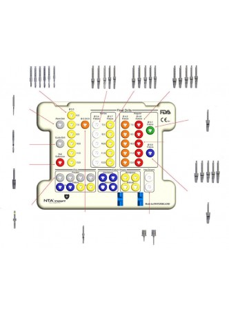 Комплект инструментов для стоматологической имплантологии NTA Surgical Kit оптом