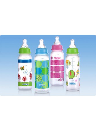 Бутылочка с соской из полипропилена Decorated Non-Drip™ оптом