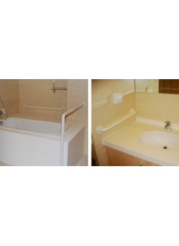 Поручень для санитарно-гигиенических комнат 8810 (40см) белый