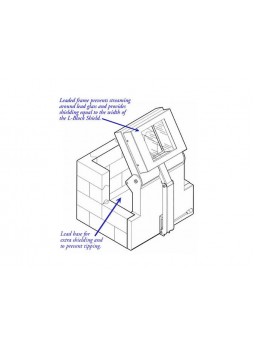 Экран радиозащиты рентгеновские лучи 2.4"