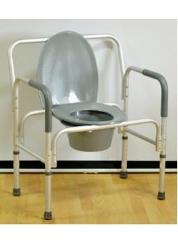 Кресло-стул с санитарным оснащением повышенной грузоподъемности PR7007L